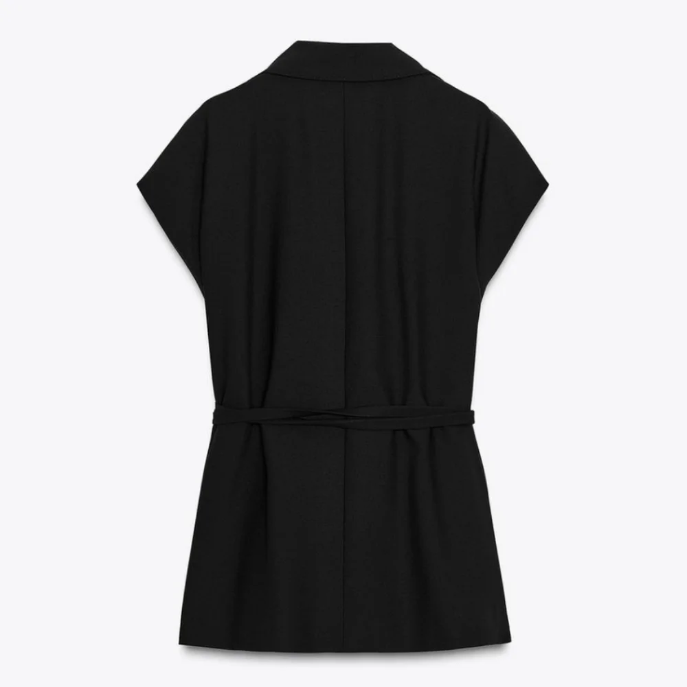 Zara Belted Wrap Vest Size S M L